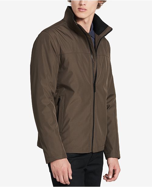 Calvin Klein Men's Lightweight StandCollar Jacket Coats & Jackets