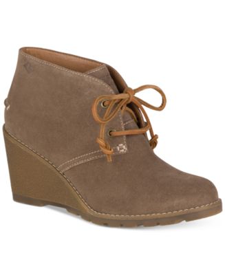 macy's wedge ankle boots