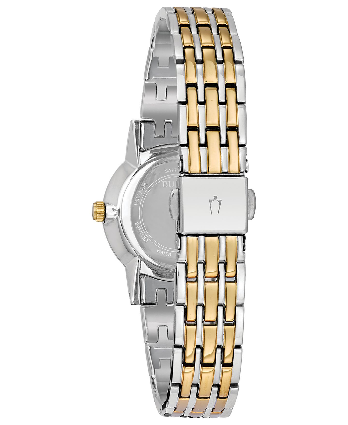 Женские часы Bulova с бриллиантами на стальном браслете 30мм 98P115 — фото 4