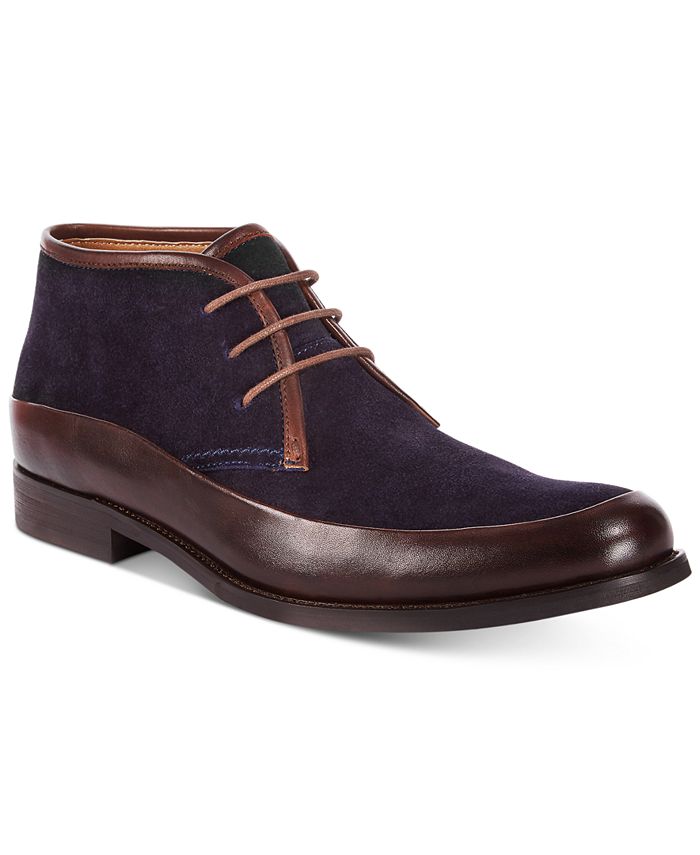 Bar III Men's Nathaniel LowProfile MixedMedia Boots, Created for Macy