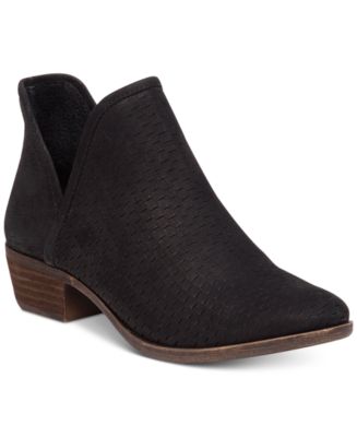 Lucky Brand Baley Perforated Chop Out Booties - Macy's