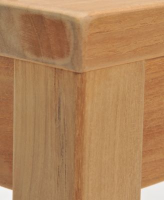 Bristol Teak Outdoor Side Table, Created for Macy's