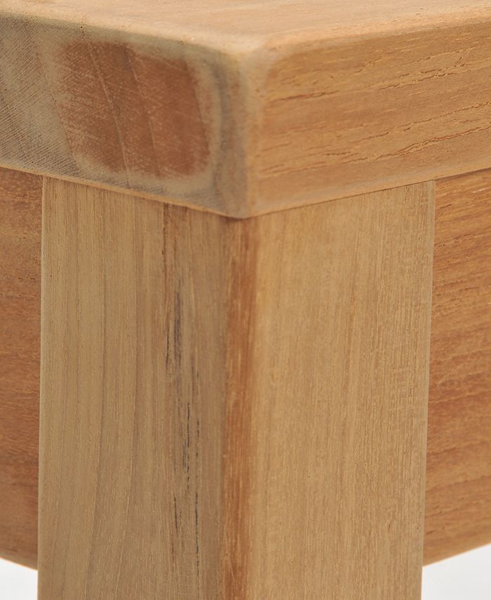 Furniture Teak Outdoor Side Table, Created for Macy's & Reviews