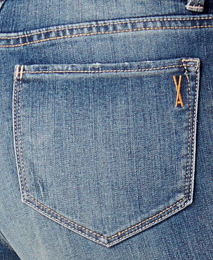 Vintage America Boho Raised Embroidered Skinny Ankle Jeans - Macy's