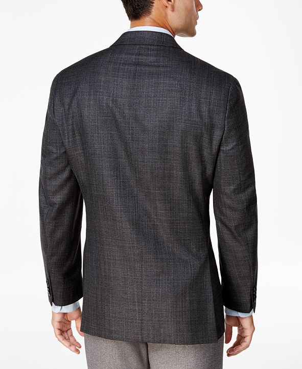 Michael Kors Men's Pike Classic Fit Top Coat Black Size 42