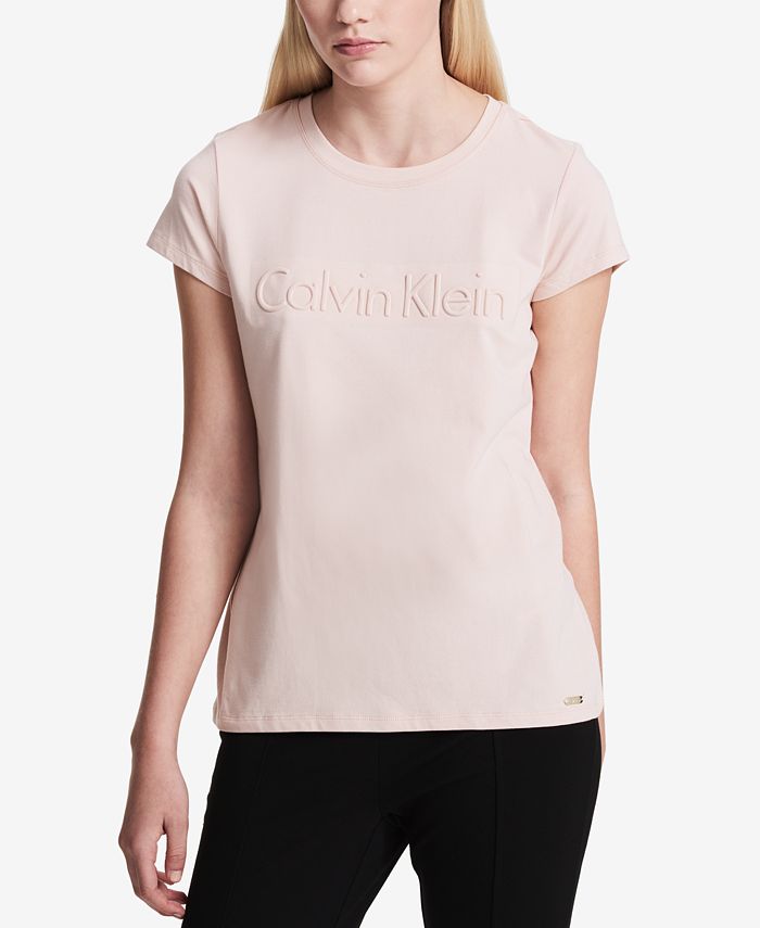 Calvin Klein Short Sleeve Logo T-Shirt - Macy's