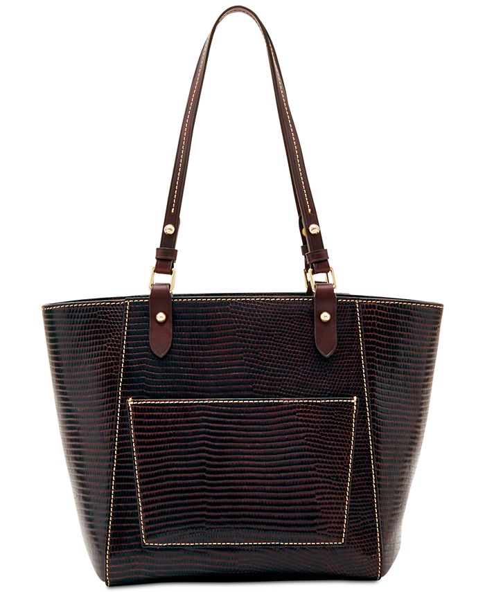Dooney Bourke Lizard Embossed Janie Small Tote Created for