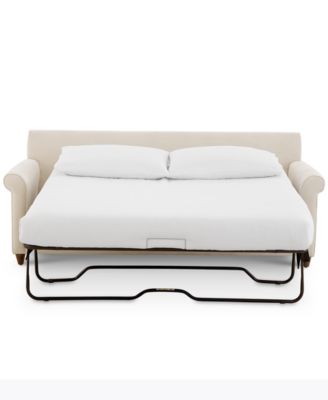 Lidia 82" Fabric 2-Pc. Chaise Sectional Queen Sleeper Sofa with Storage Ottoman, Created for Macy's