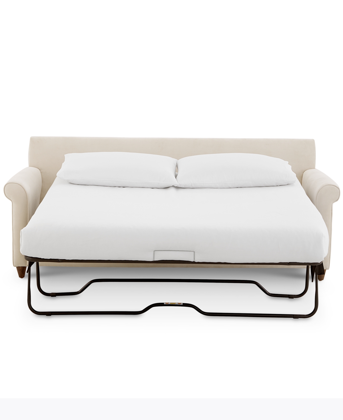 Macy's Lidia 82" Fabric 2-pc. Chaise Sectional Queen Sleeper Sofa With Storage Ottoman, Created For