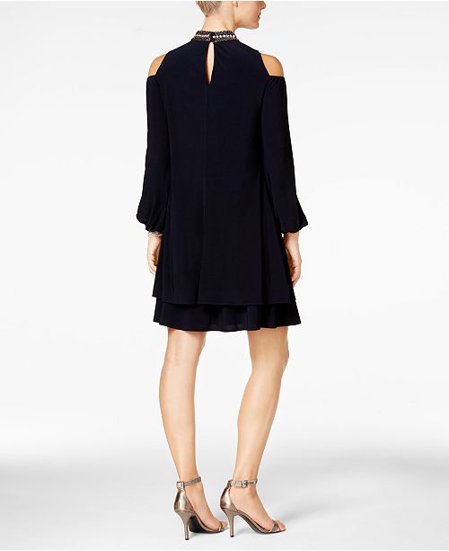 2-way Cold Shoulder Dress (Édition Limitée Marble Lagoon)