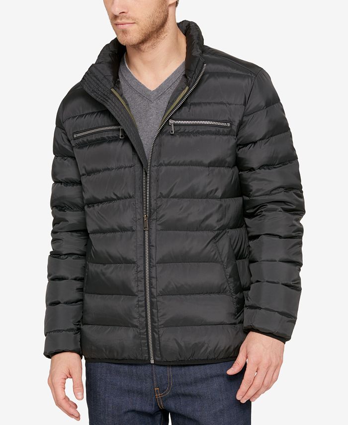 Cole Haan Men's Quilted Zip-Front Jacket - Macy's