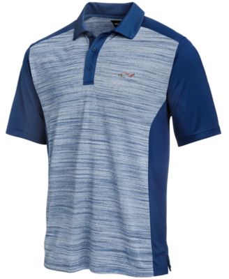 Greg Norman - Men's Heathered Colorblocked Polo