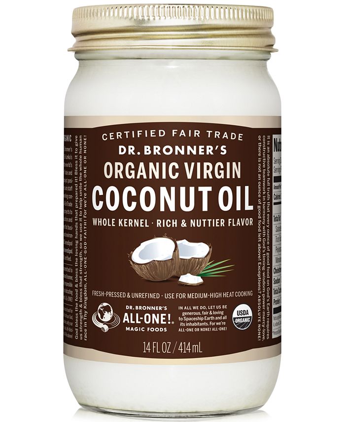 Dr. Bronner's Whole Kernel Organic Virgin Coconut Oil Macy's