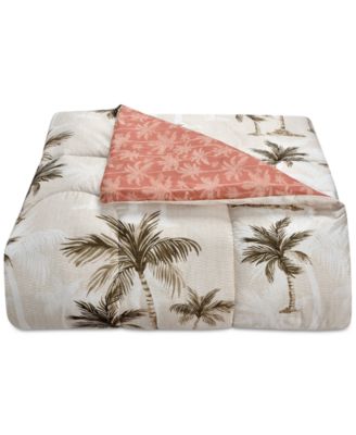 Fairfield Square Collection Palm Tree Reversible 8-Pc. Queen Bedding Set