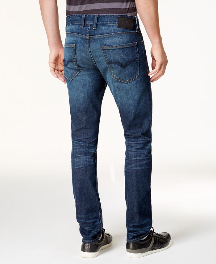 GUESS Men's Slim Tapered Stretch Jeans - Macy's