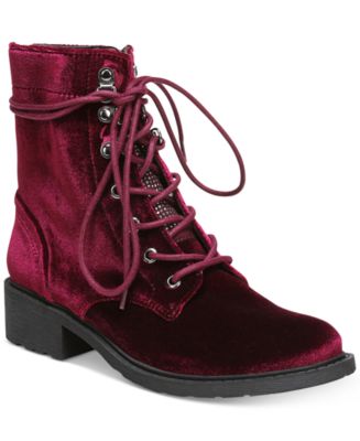 Sam edelman browan velvet combat outlet boots