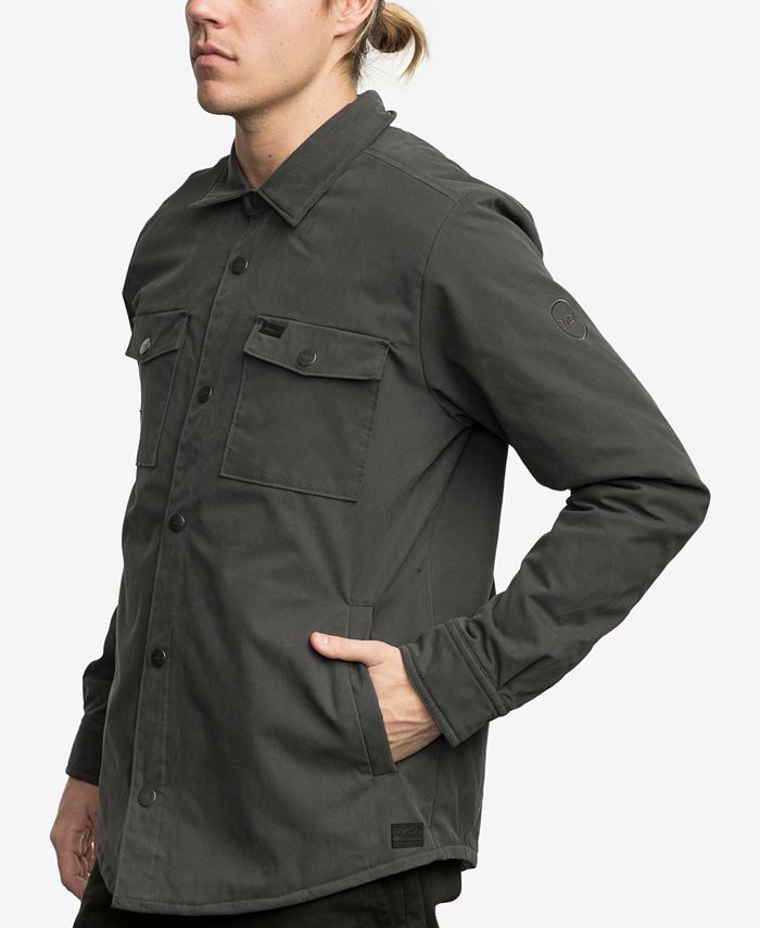 Rvca officers shirt jacket outlet