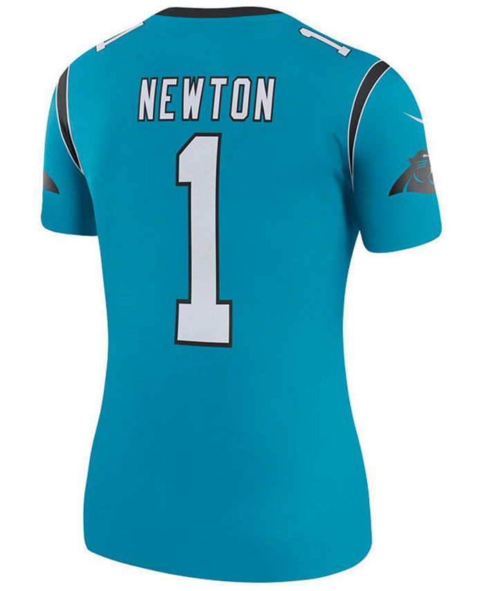 Nike Women's Cam Newton Carolina Panthers Color Rush Legend Jersey - Macy's