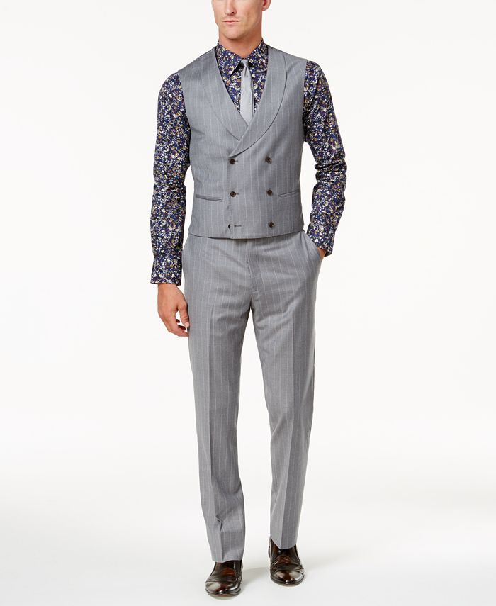 Tallia Men's Slim-Fit Double-Breasted Wool Suit main image 0