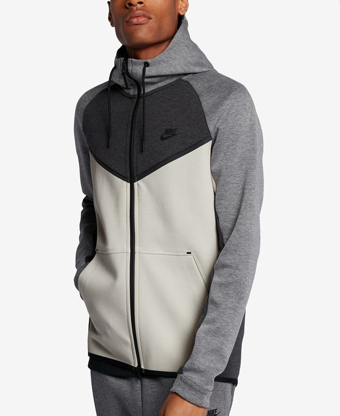 Nike Men's Sportswear Tech Fleece Windrunner Zip Hoodie & Reviews ...