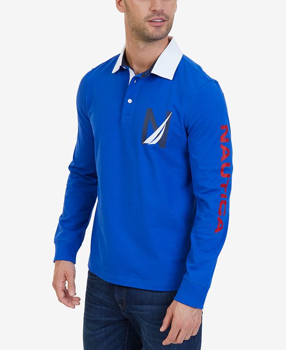 Nautica Men's LongSleeve Polo & Reviews Polos Men Macy's