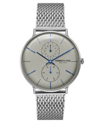 Kenneth Cole New York - Men's Stainless Steel Mesh Bracelet Watch 41mm
