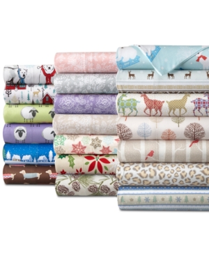 Micro Flannel Printed Twin 3-pc Sheet Set