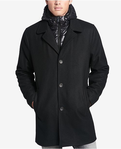 Calvin Klein Men's Walker Coat with Packable Inset & Reviews - Coats ...