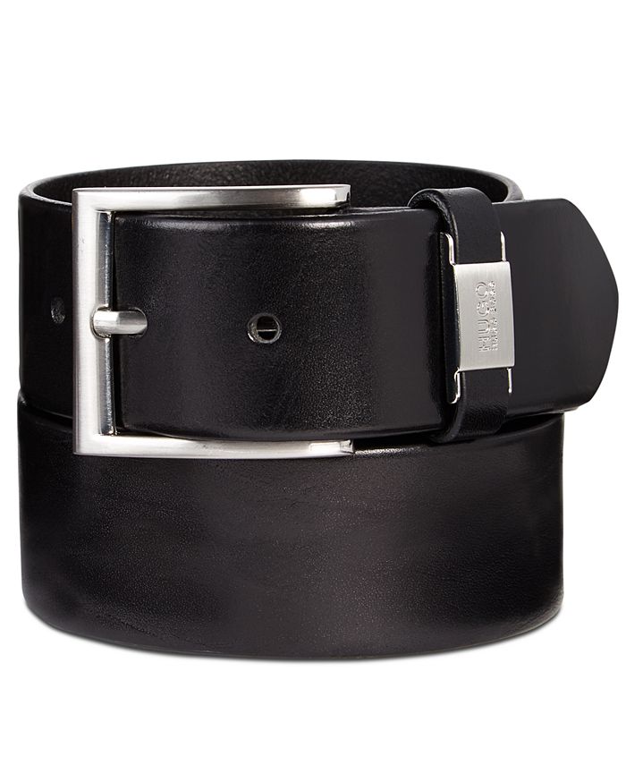 Hugo Boss Men's Gavrilo Leather Belt - Macy's