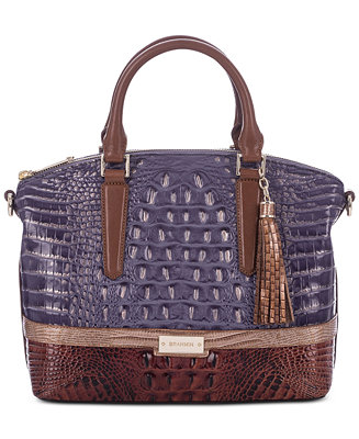 Brahmin Duxbury Satchel Andesite Lucino - Handbags & Accessories - Macy&#39;s