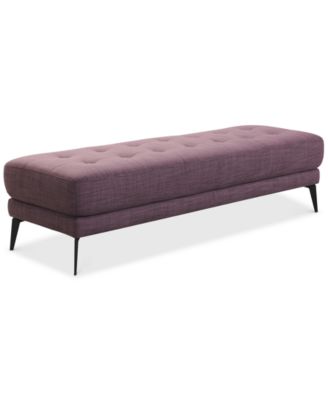 Furniture - Nilah Fabric Bench, Created For Macy's