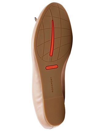 rockport total motion ballet flats black