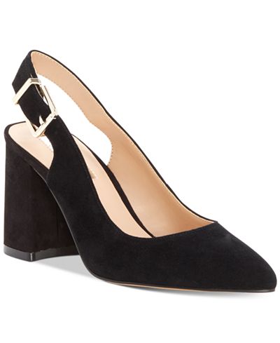slingback heel block pumps concepts inc international shoes created macy