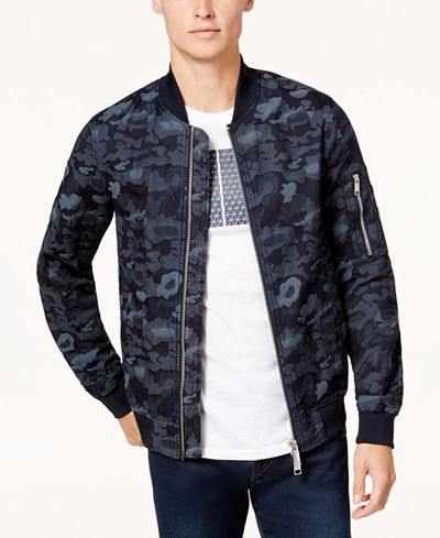 Armani Exchange Men's Camo Bomber Jacket - Coats & Jackets ... (400 x 489 Pixel)