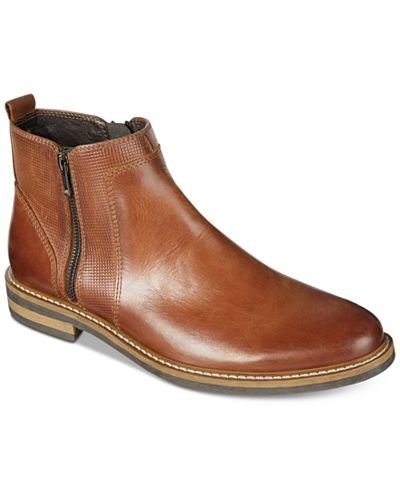 Alfani Men&#39;s Jayce Textured Chelsea Boots, Created for Macy&#39;s - All Men&#39;s Shoes - Men - Macy&#39;s