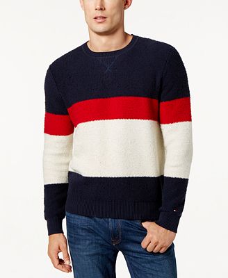 Tommy Hilfiger Men's Colorblocked Sweater - Sweaters - Men - Macy's
