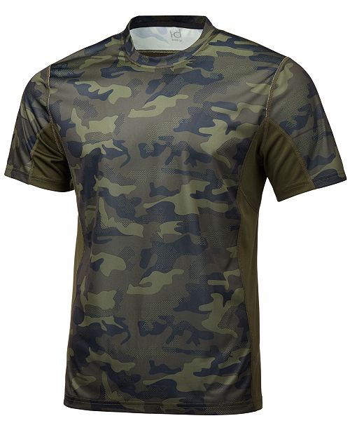 Ideology Men's Performance Camo-Print T-Shirt, Created for Macy's ...