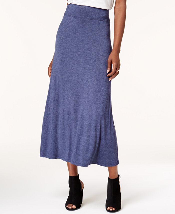 kensie Solid Knit Maxi Skirt - Macy's