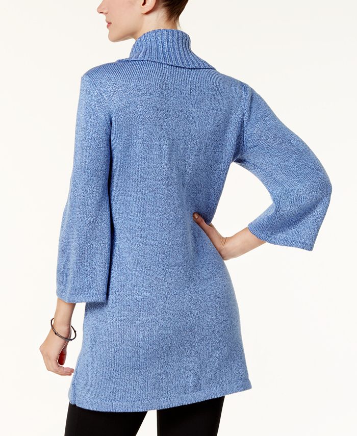 Karen Scott CowlNeck 3/4Sleeve Sweater, Created for Macy's Macy's