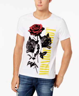 t shirt guess rose