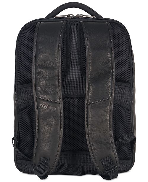 Cole Reaction 16" EZScan Colombian Leather Computer Backpack