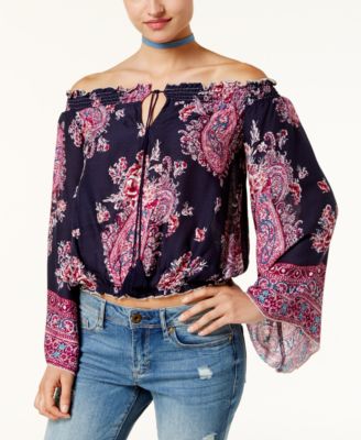 Top Américain American Rag - Décolleté Tombant (off The Shoulder) - Taille M - Occasion Très Bon état