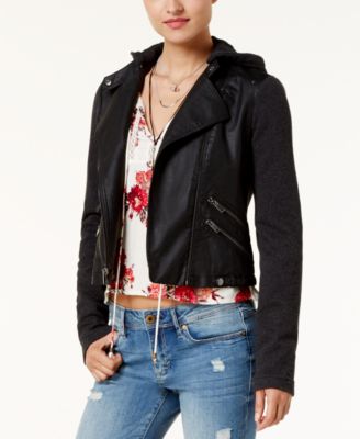 american rag faux leather jacket