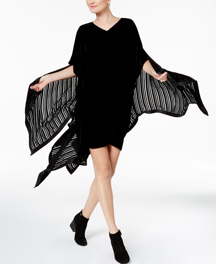 Eileen Fisher Velvet VNeck Kimono Dress Macy's