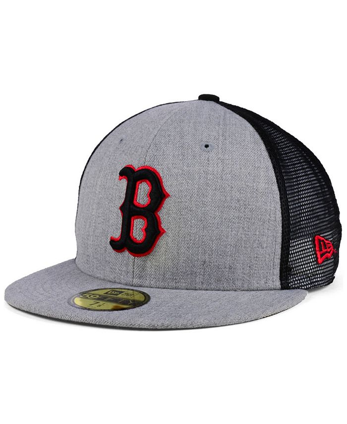 New Era Boston Red Sox New School Mesh 59FIFTY Fitted Cap - Macy's