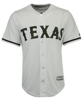 texas rangers button up jersey