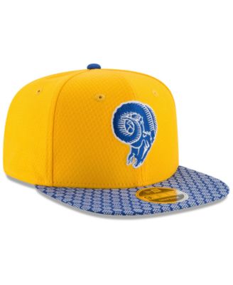 New Era Los Angeles Rams Sideline 9FIFTY Snapback Cap - Macy's