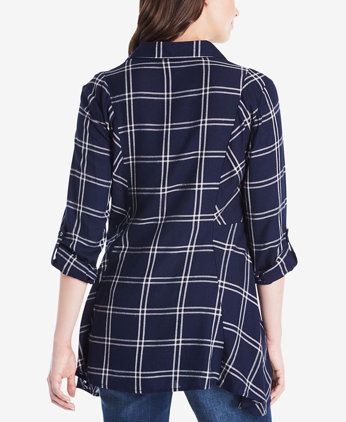 Vintage America - Ries Embroidered Plaid Shirt