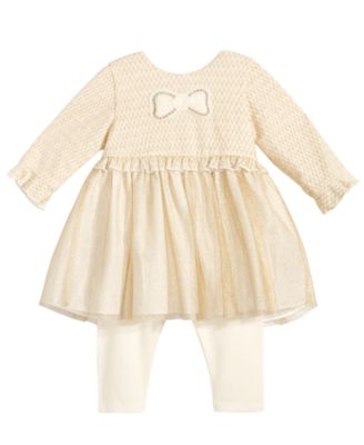 Marmellata - 2-Pc. Ruffle-Trim Tunic & Leggings Set, Baby Girls (0-24 months)