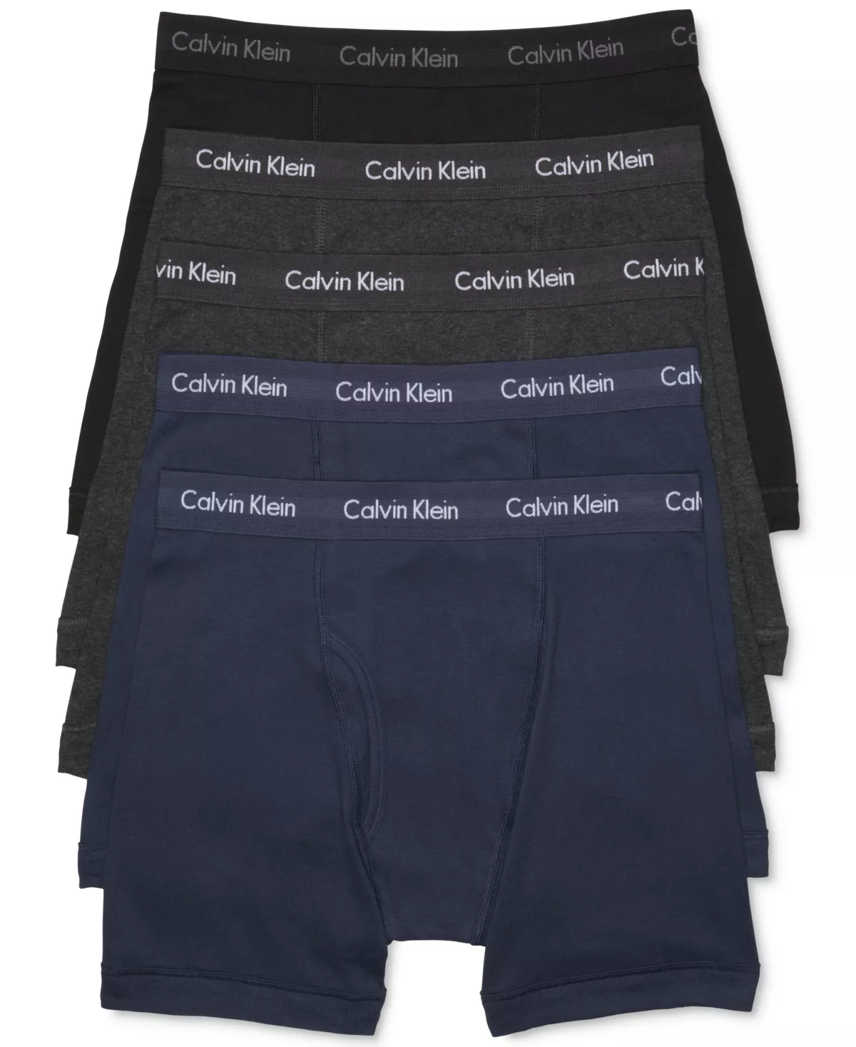Calvin Klein Men's Cotton Classic Boxer Briefs Underwear, 5-Pack